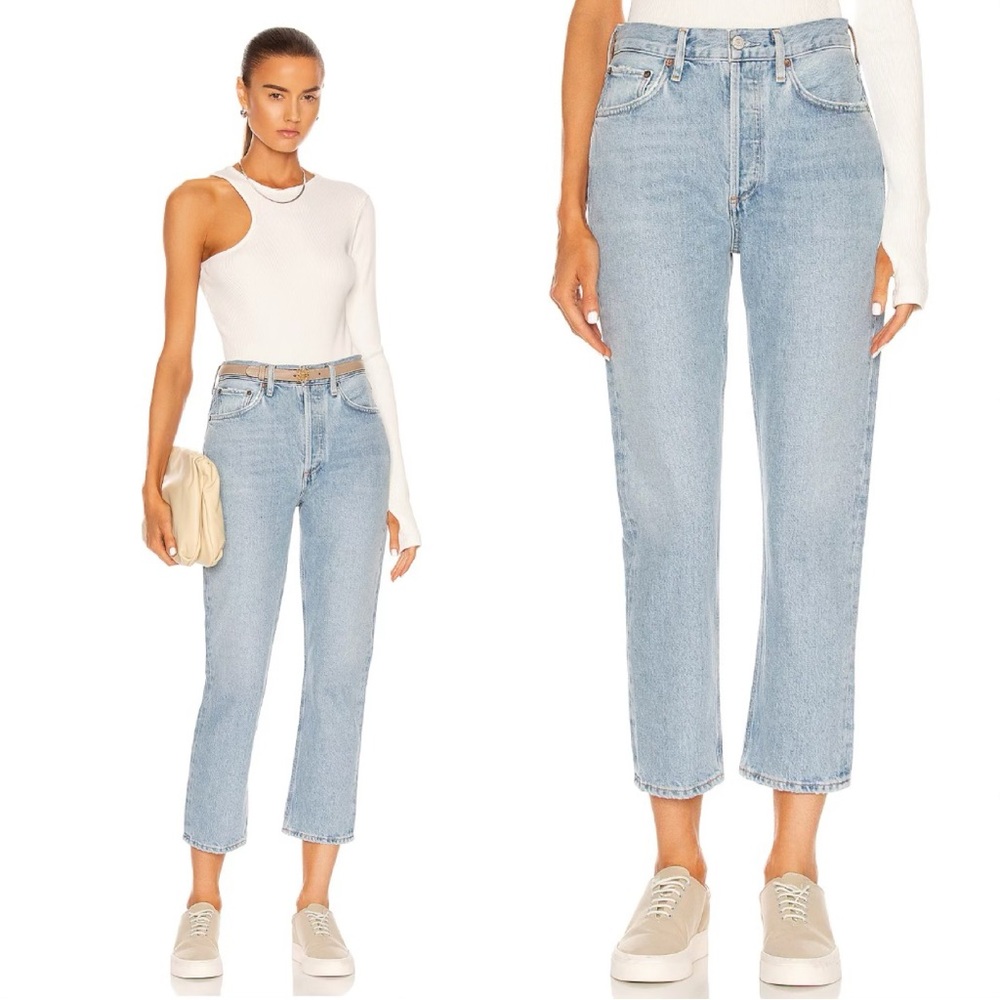 AGOLDE Riley High Rise Straight Crop size 27